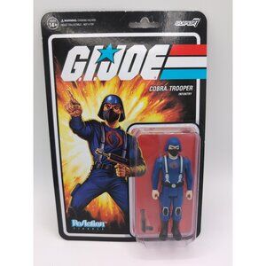 G.I. Joe Cobra Trooper Y-back (Pink) ReAction 3 3/4 Inch Figur 10cm Super7